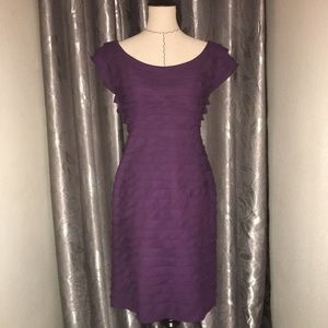 Tiered Dress in a Beautiful Plum